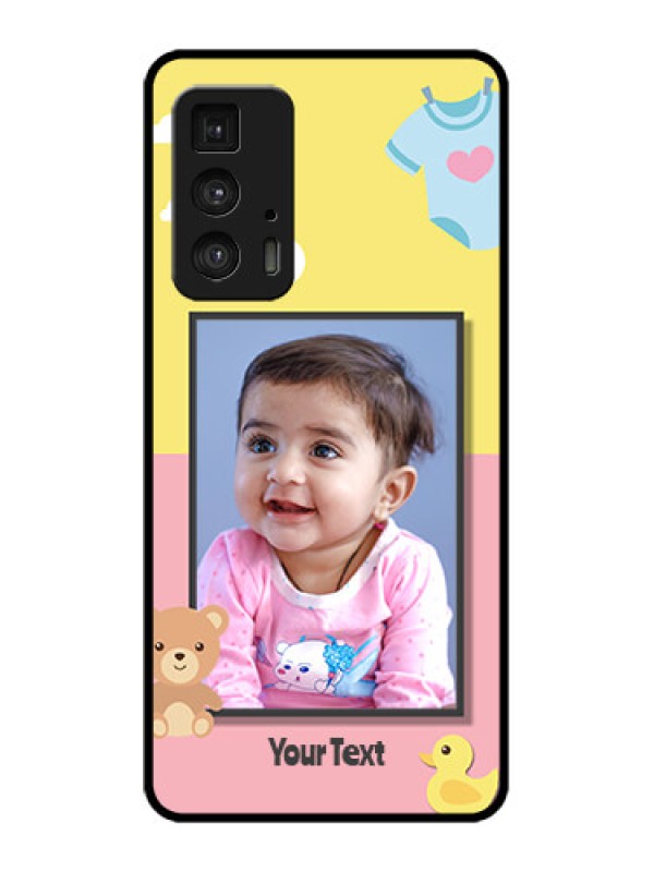 Custom Edge 20 Pro Custom Metal Phone Case - Kids 2 Color Design