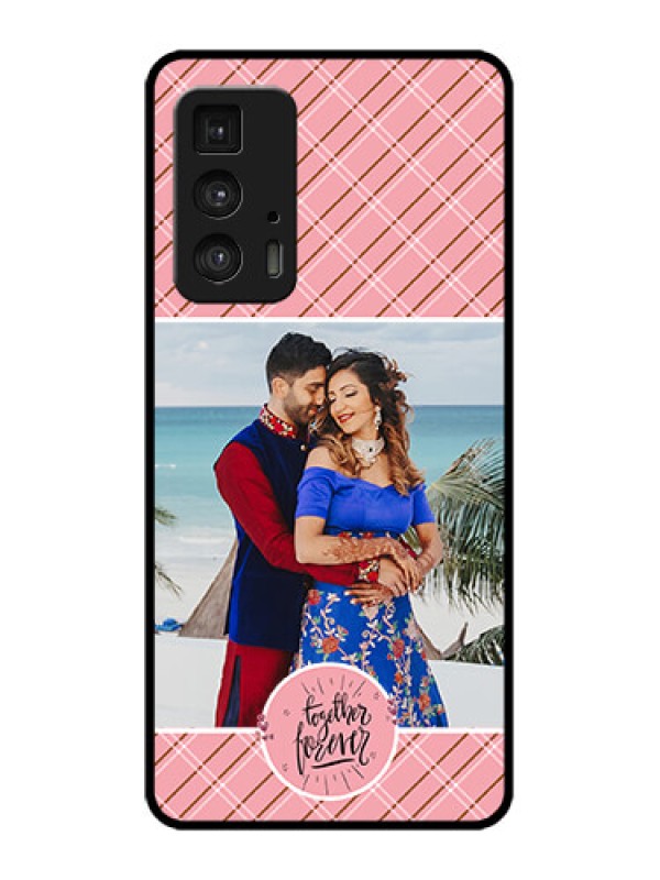 Custom Edge 20 Pro Custom Metal Phone Case - Together Forever Design