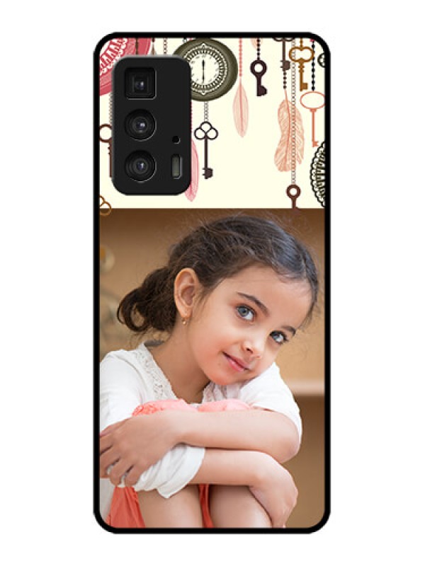 Custom Edge 20 Pro Custom Metal Phone Case - Boho Style Design