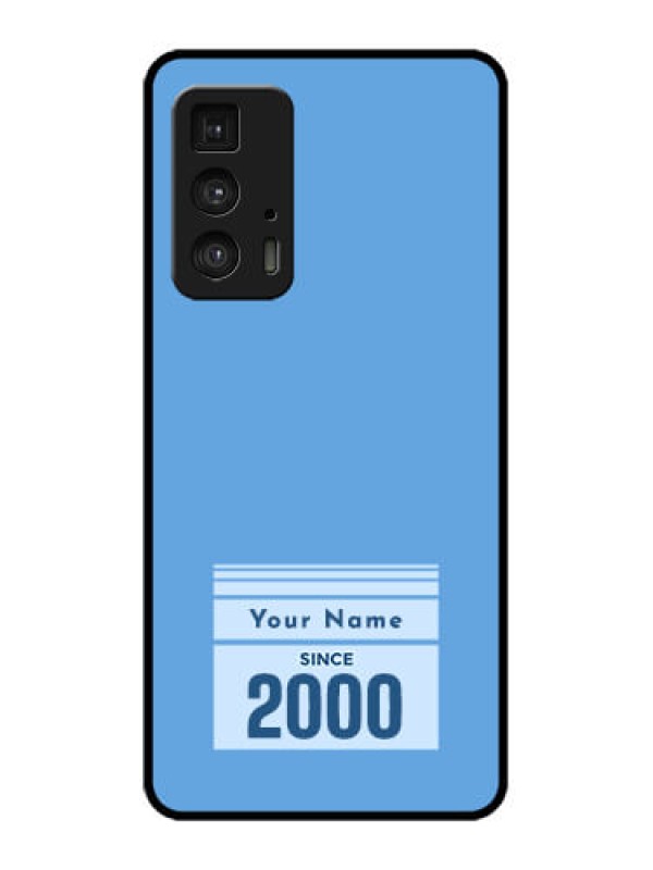 Custom Edge 20 Pro Custom Metal Phone Case - Custom Year Of Birth Design
