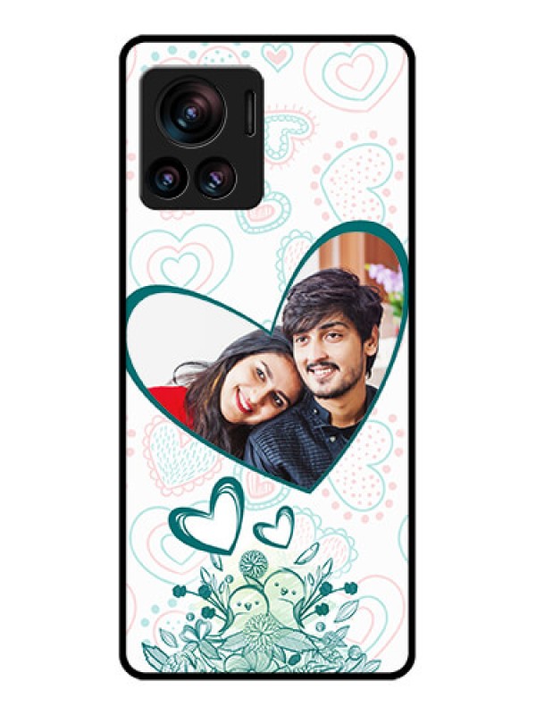 Custom Edge 30 Ultra Custom Metal Phone Case - Premium Couple Design