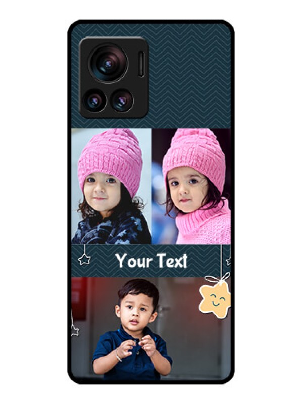 Custom Edge 30 Ultra Custom Metal Phone Case - Hanging Stars Design