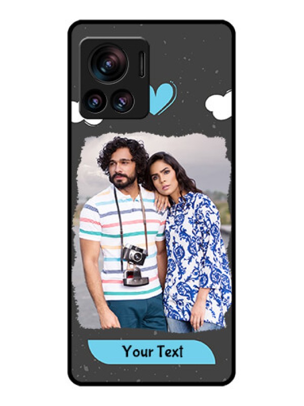 Custom Edge 30 Ultra Custom Metal Phone Case - Splashes With Love Doodles Design