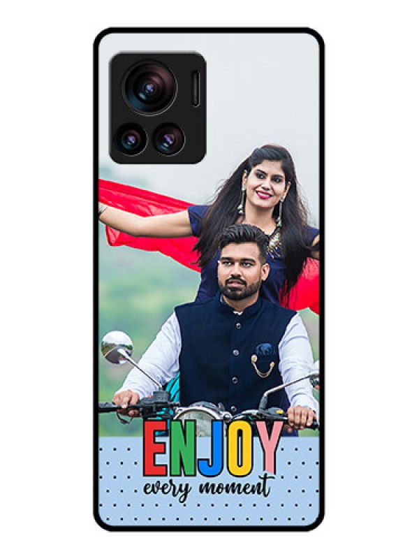 Custom Edge 30 Ultra Custom Metal Phone Case - Enjoy Every Moment Design