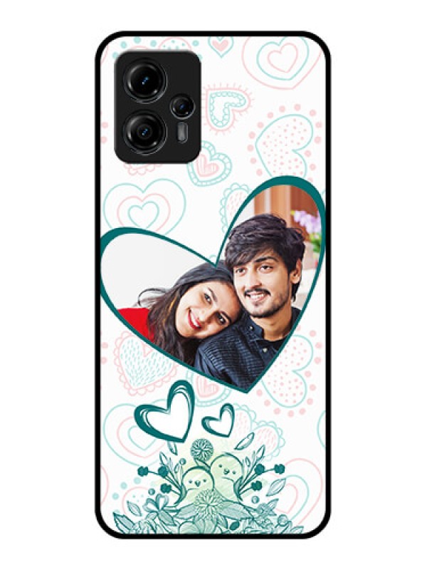 Custom Moto G13 Custom Metal Phone CasePremium Couple Design