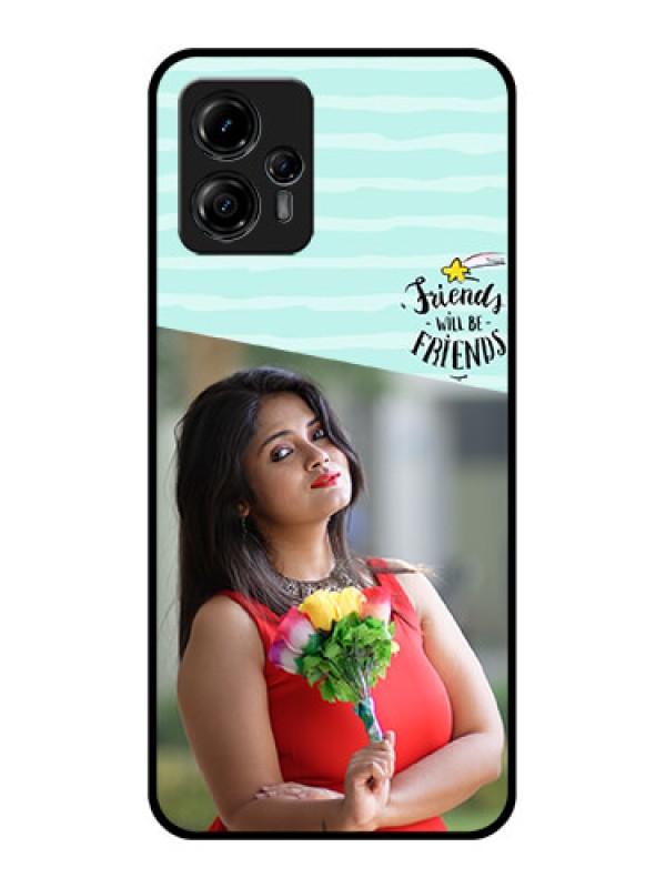 Custom Moto G13 Custom Metal Phone CaseFriends Picture Icon Design