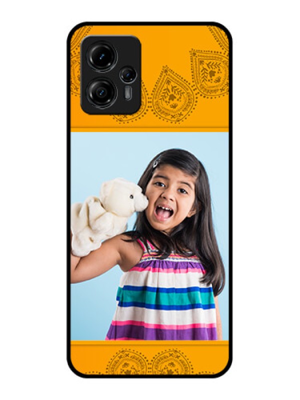 Custom Moto G13 Custom Metal Phone CasePhoto Wedding Design