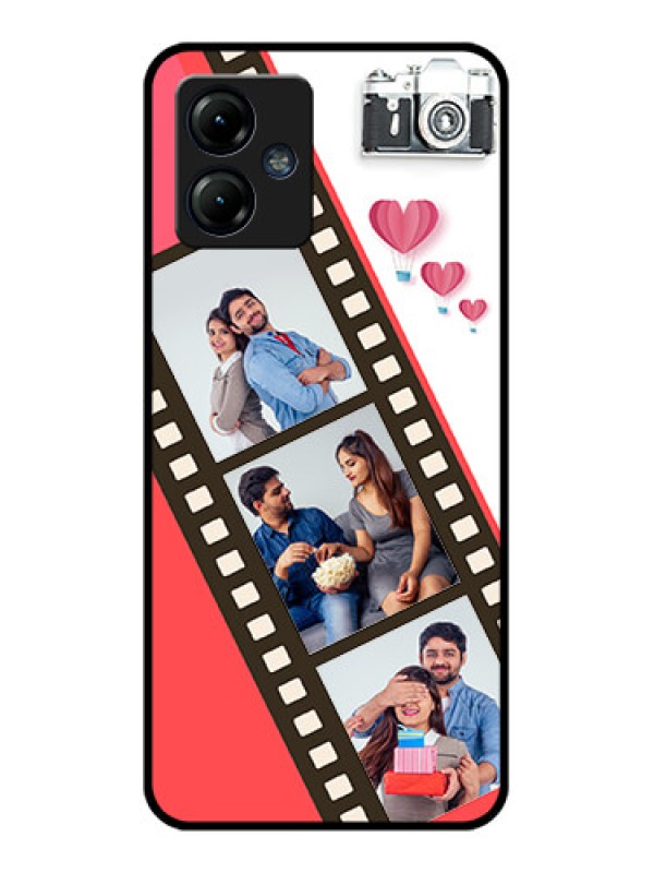 Custom Moto G14 Custom Metal Phone Case3 Image Holder With Film Reel