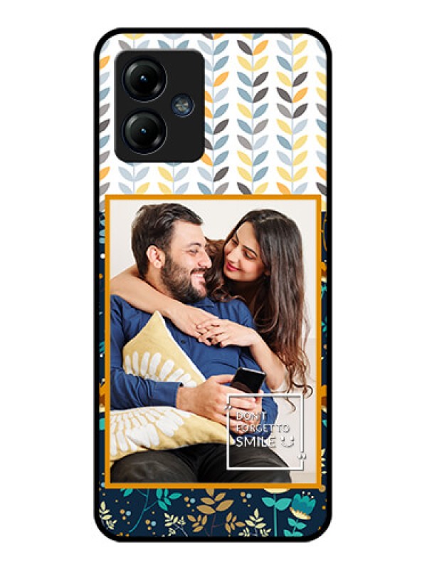 Custom Moto G14 Custom Metal Phone CasePattern Design