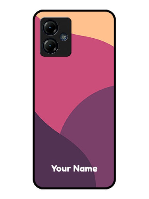 Custom Moto G14 Custom Metal Phone CaseMixed Multi - Colour Abstract Art Design