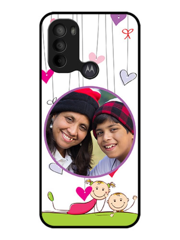 Custom Moto G31 Custom Metal Phone CaseCute Kids Phone Case Design