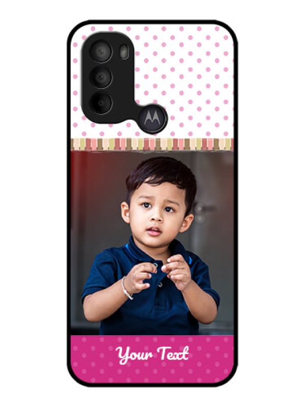 Custom Moto G31 Custom Metal Phone CaseCute Girls Cover Design