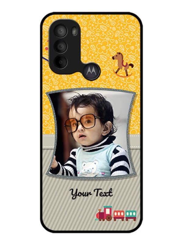 Custom Moto G31 Custom Metal Phone CaseBaby Picture Upload Design