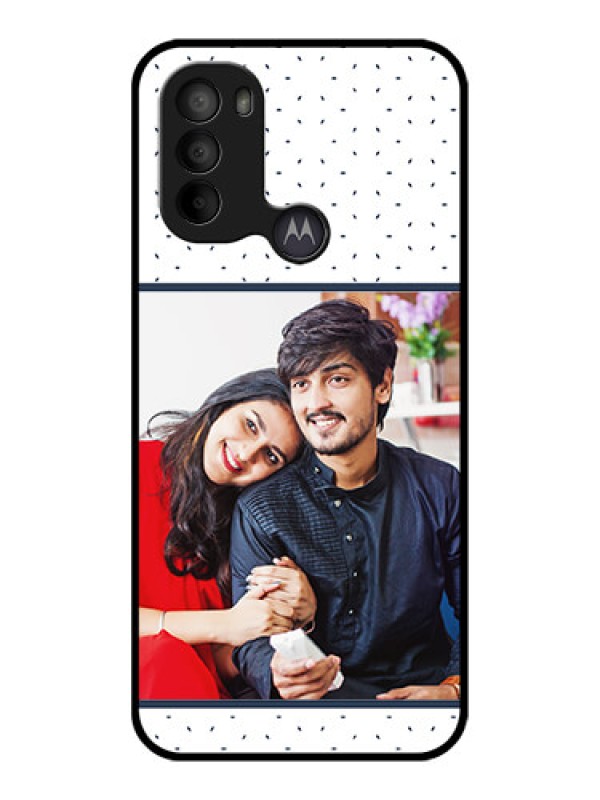 Custom Moto G31 Custom Metal Phone CasePremium Dot Design