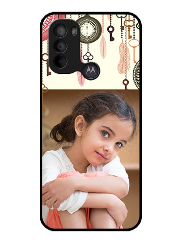 Custom Moto G31 Custom Metal Phone CaseBoho Style Design