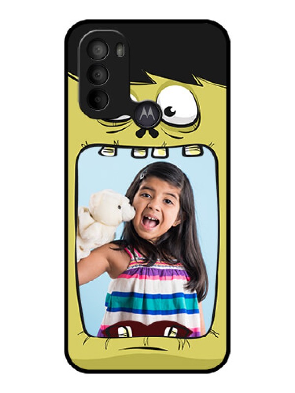Custom Moto G31 Custom Metal Phone CaseCartoon Monster Back Case Design