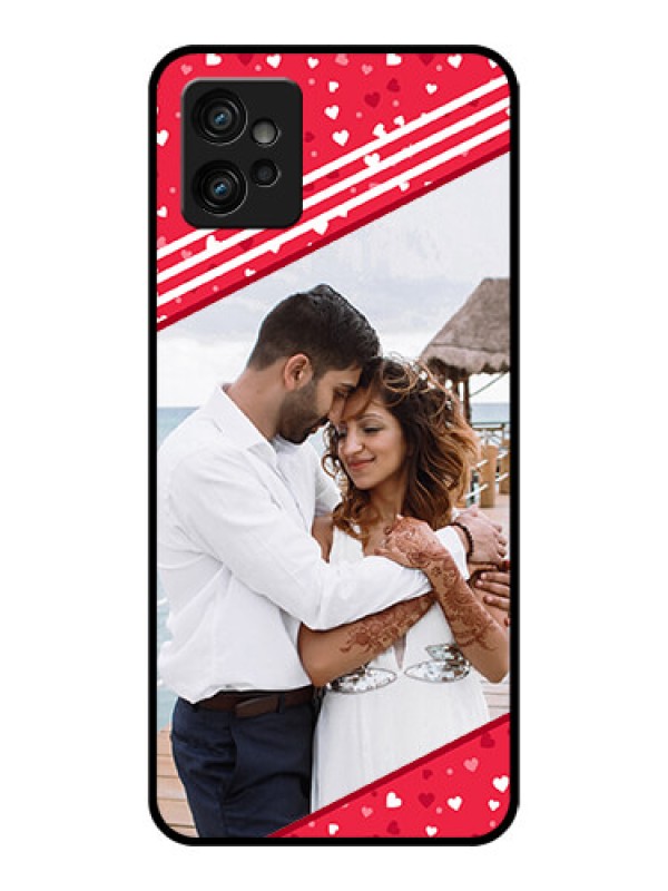 Custom Moto G32 Custom Metal Phone CaseValentines Gift Design