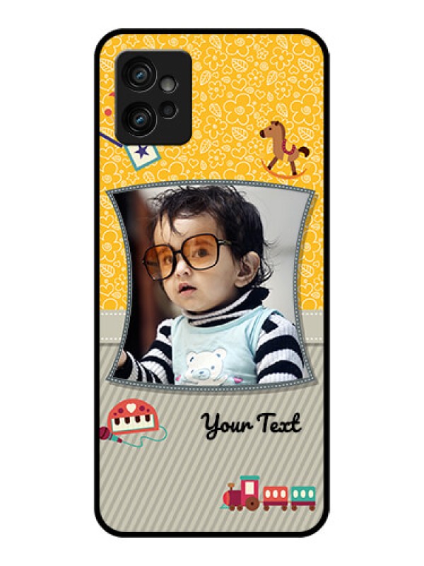 Custom Moto G32 Custom Metal Phone CaseBaby Picture Upload Design