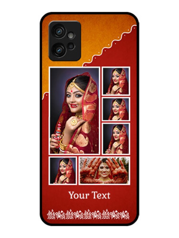 Custom Moto G32 Custom Metal Phone CaseWedding Pic Upload Design