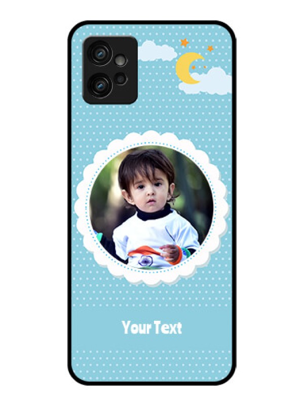 Custom Moto G32 Custom Metal Phone CaseViolet Pattern Design