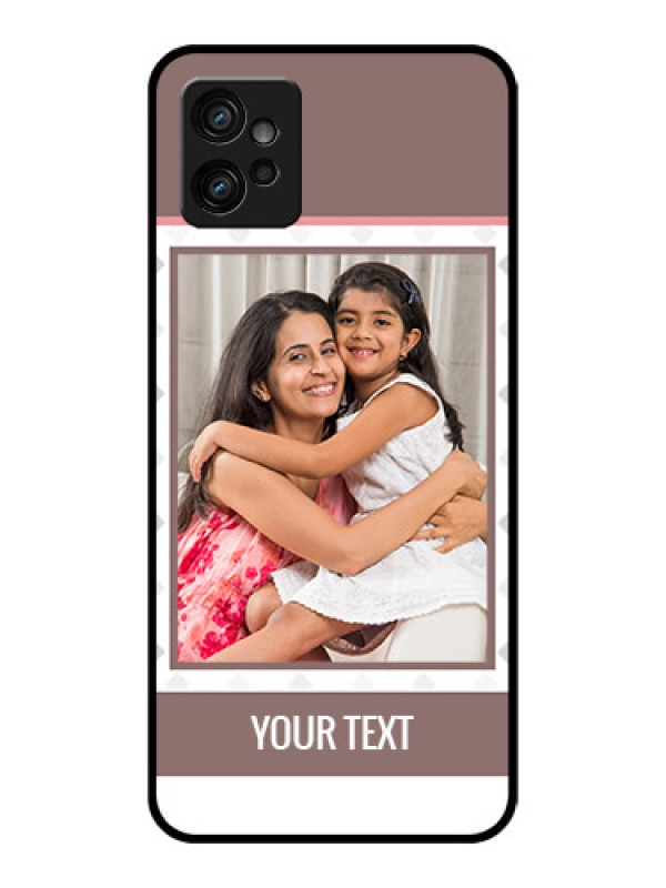 Custom Moto G32 Custom Metal Phone CaseSimple Diamond Design