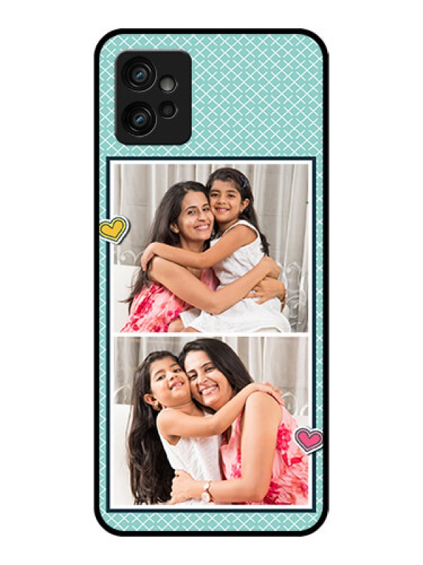 Custom Moto G32 Custom Metal Phone Case2 Image Holder With Pattern Design