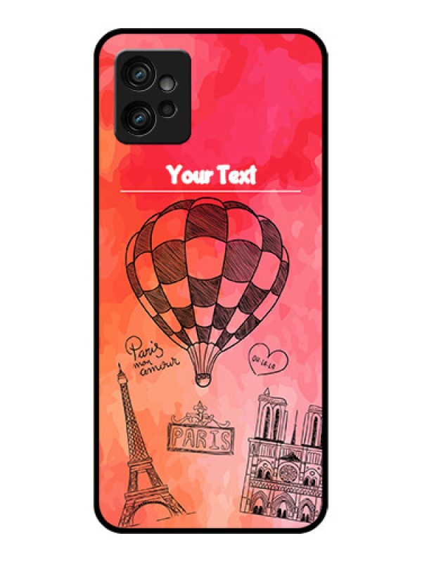 Custom Moto G32 Custom Metal Phone CaseParis Theme Design