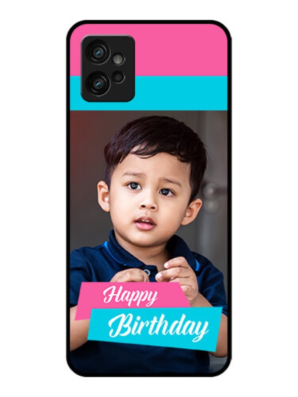 Custom Moto G32 Custom Metal Phone CaseImage Holder With 2 Color Design