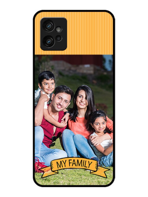 Custom Moto G32 Custom Metal Phone CaseMy Family Design