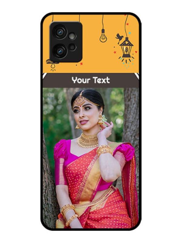 Custom Moto G32 Custom Metal Phone CaseWith Family Picture And Icons