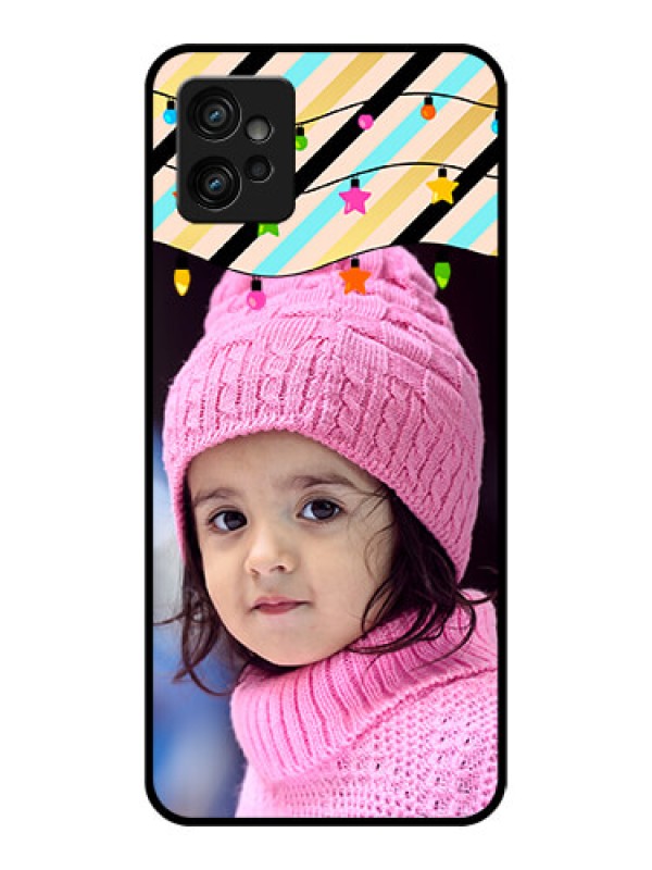 Custom Moto G32 Custom Metal Phone CaseLights Hanging Design