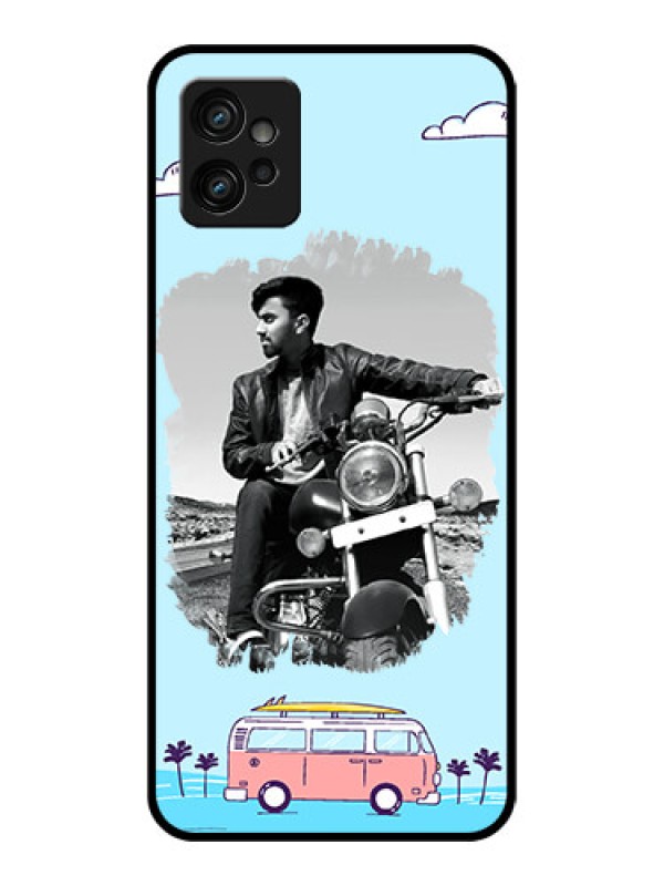 Custom Moto G32 Custom Metal Phone CaseTravel and Adventure Design