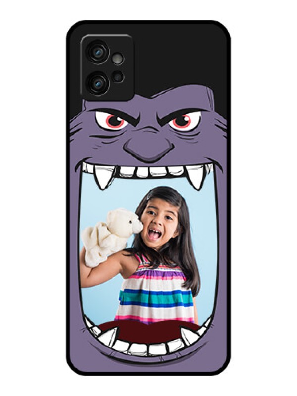Custom Moto G32 Custom Metal Phone CaseAngry Monster Design