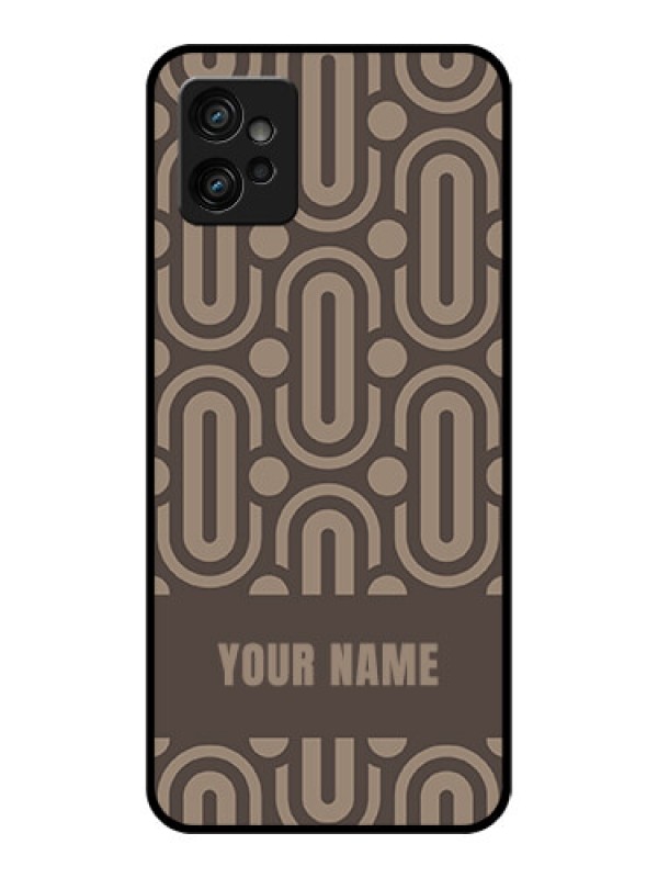 Custom Moto G32 Custom Metal Phone CaseCaptivating Zero Pattern Design