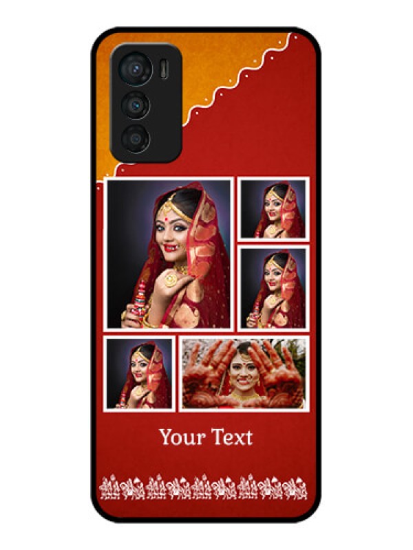 Custom Moto G42 Custom Metal Phone CaseWedding Pic Upload Design