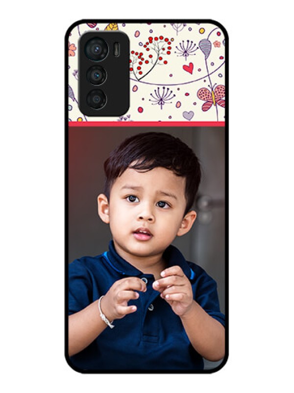 Custom Moto G42 Custom Metal Phone CasePremium Floral Design