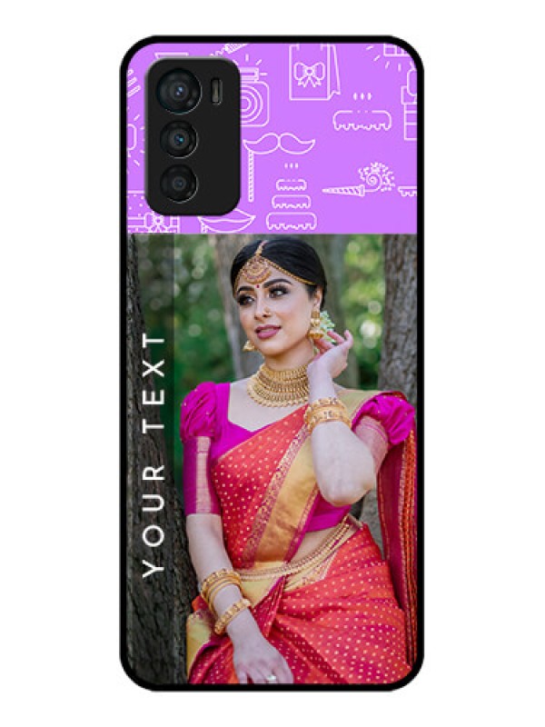 Custom Moto G42 Custom Metal Phone CaseBirthday Icons Design