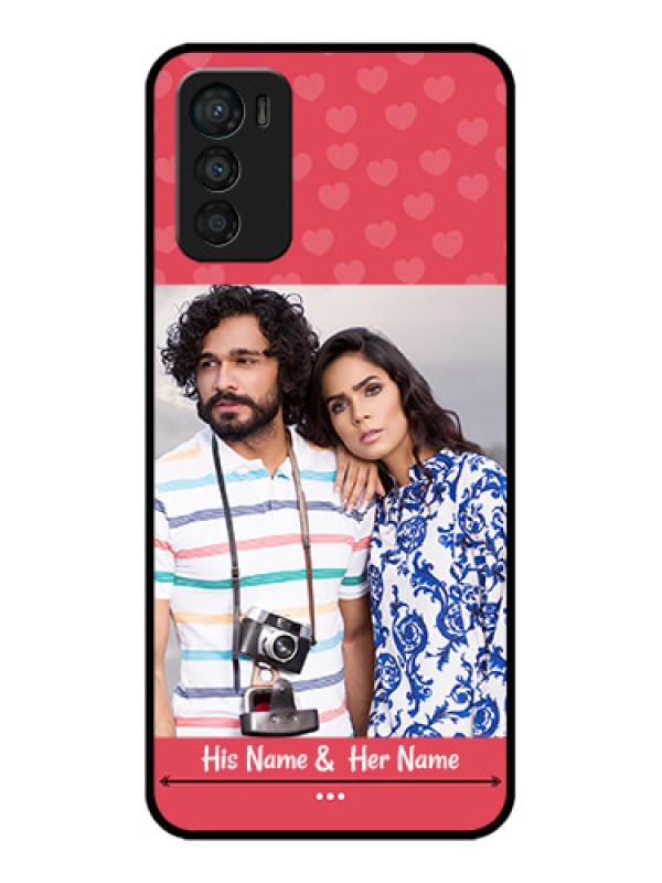 Custom Moto G42 Custom Metal Phone CaseSimple Love Design