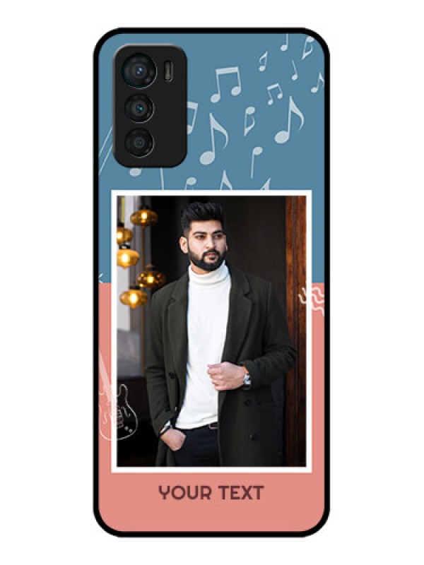 Custom Moto G42 Custom Metal Phone CaseWith Color Musical Note Design