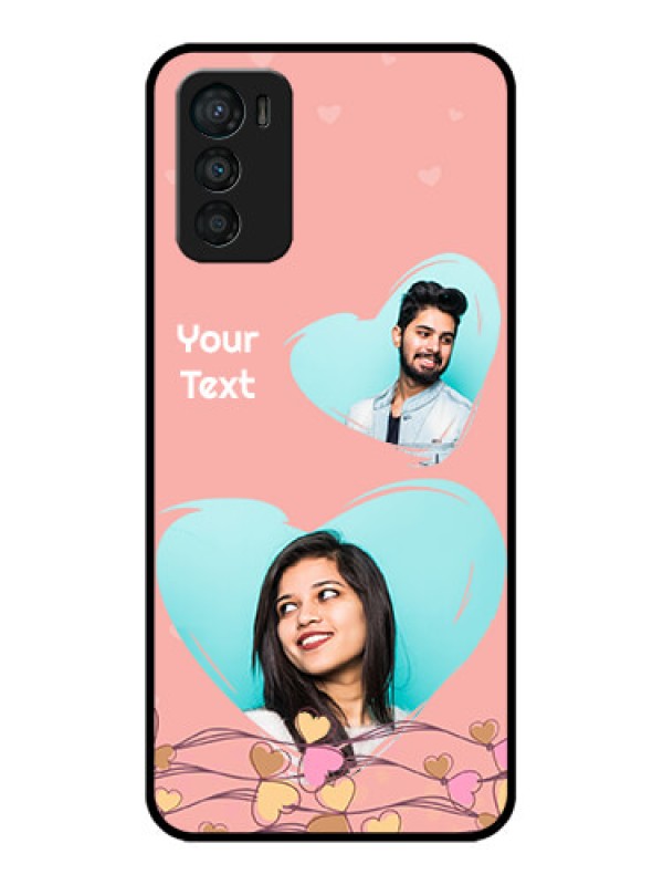 Custom Moto G42 Custom Metal Phone CaseLove Doodle Design