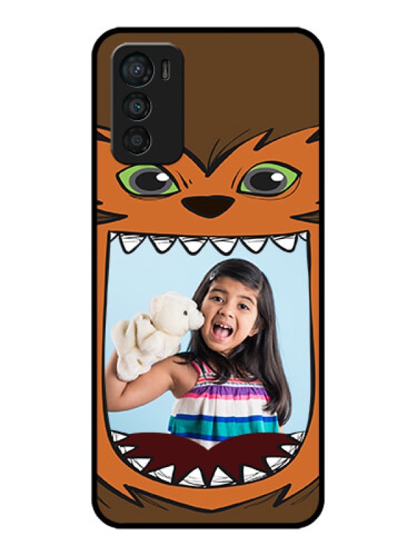 Custom Moto G42 Custom Metal Phone CaseOwl Monster Back Case Design