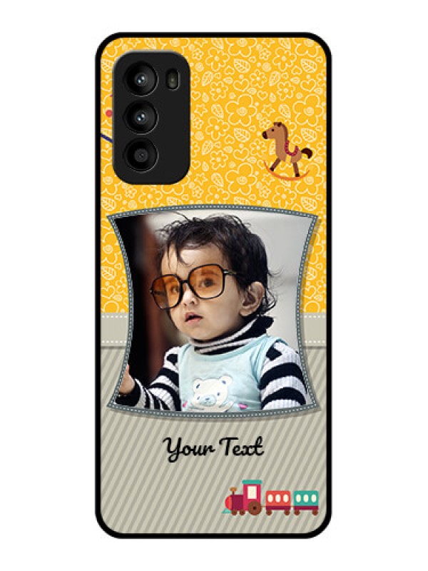 Custom Moto G52 Custom Metal Phone CaseBaby Picture Upload Design