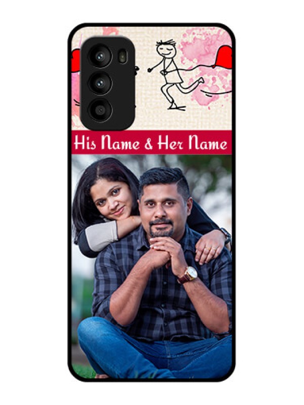 Custom Moto G52 Custom Metal Phone CaseYou And Me Case Design