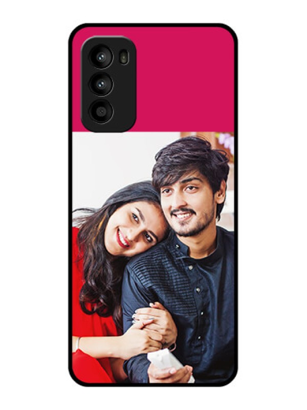 Custom Moto G52 Custom Metal Phone CaseAnniversary Cover Design