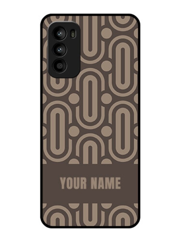 Custom Moto G52 Custom Metal Phone CaseCaptivating Zero Pattern Design