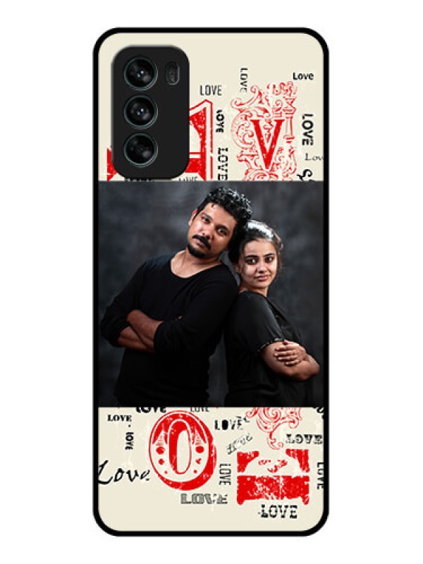 Custom Moto G62 Custom Metal Phone CaseTrendy Love Design Case