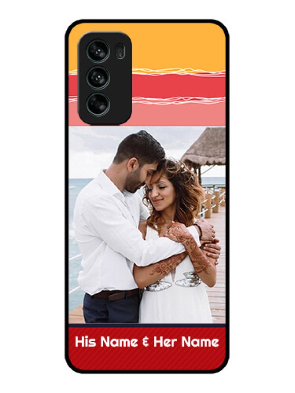 Custom Moto G62 Custom Metal Phone CaseColorful Case Design