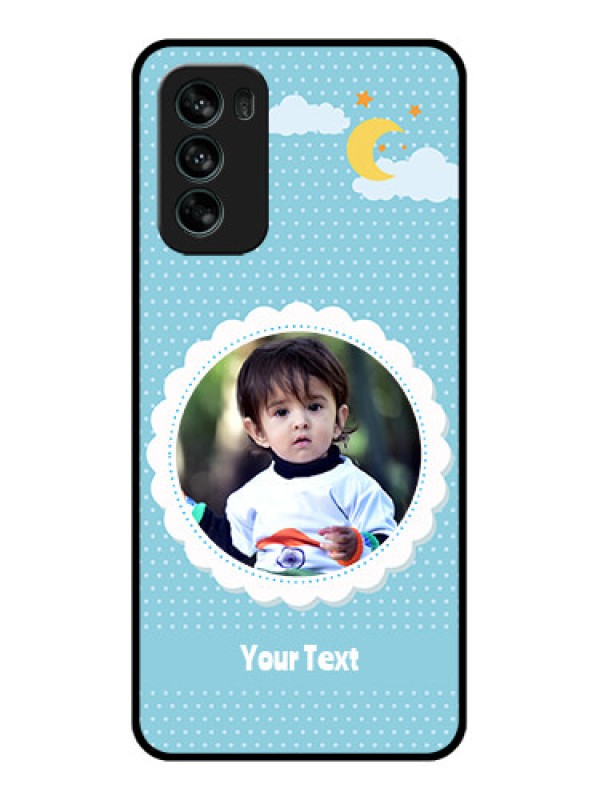 Custom Moto G62 Custom Metal Phone CaseViolet Pattern Design