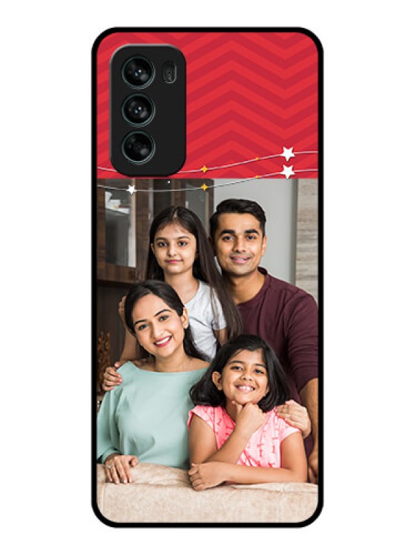 Custom Moto G62 Custom Metal Phone CaseHappy Family Design