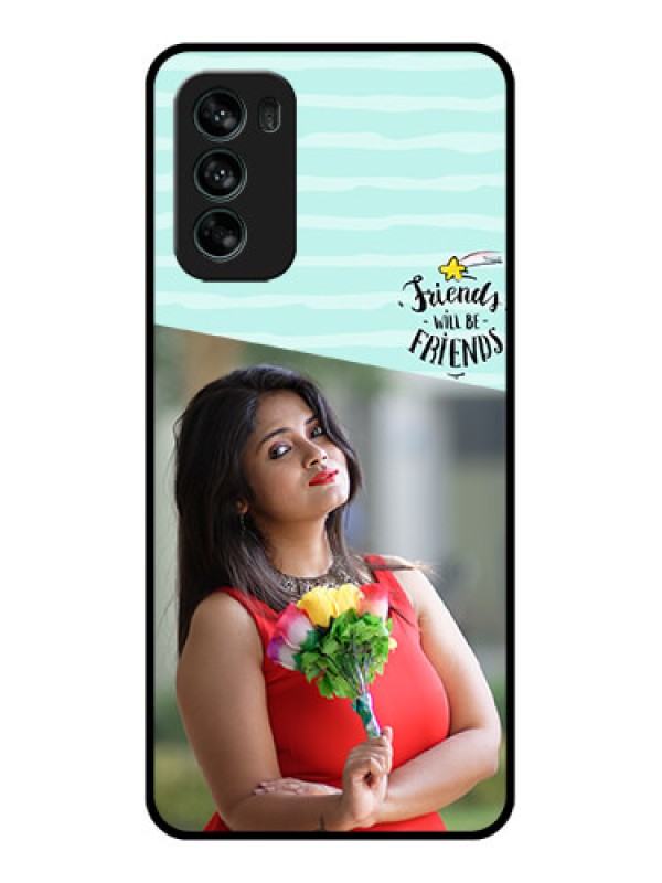 Custom Moto G62 Custom Metal Phone CaseFriends Picture Icon Design